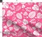 Pink Leaves Floral Nature Summer Garden Exotic Jungle Botanical Bright Medium Scale Custom Printed Fabric by Spoonflower Various Fabrics by the Yard or Fat Quarter
